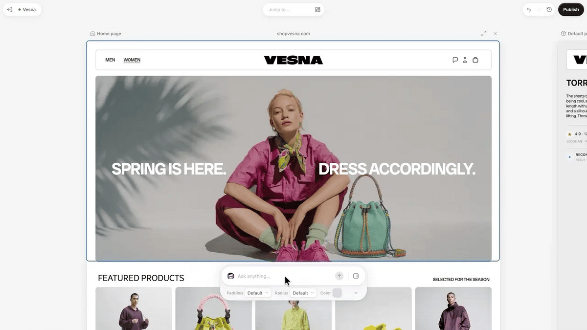 Shopify Canvas: Was kann das neue Update von Shopify?